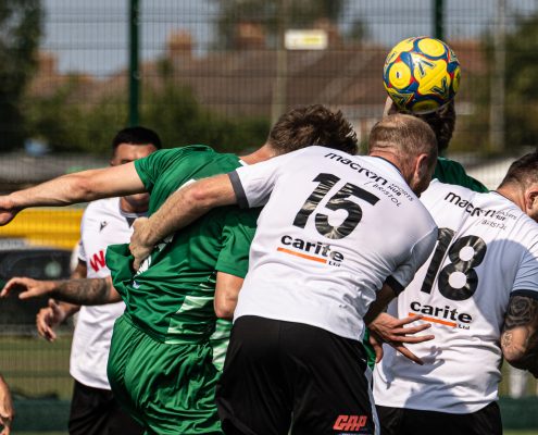 Goal mouth action