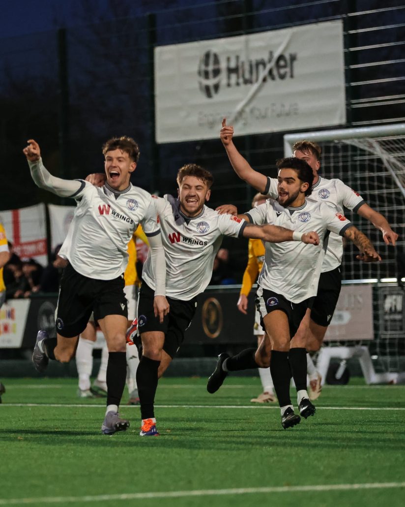 Celebration for the winner